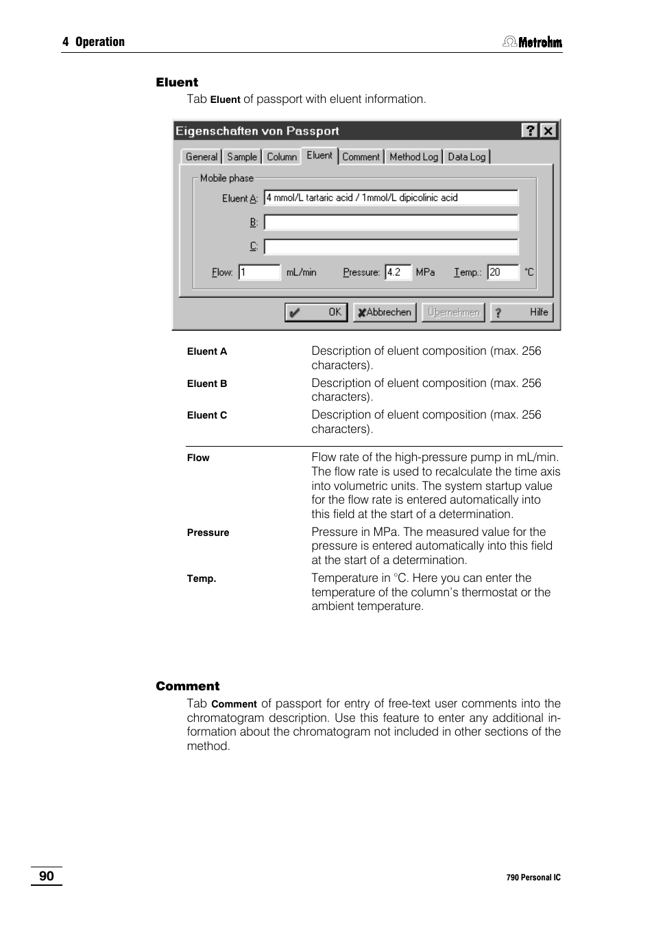 Metrohm 790 Personal IC User Manual | Page 99 / 207