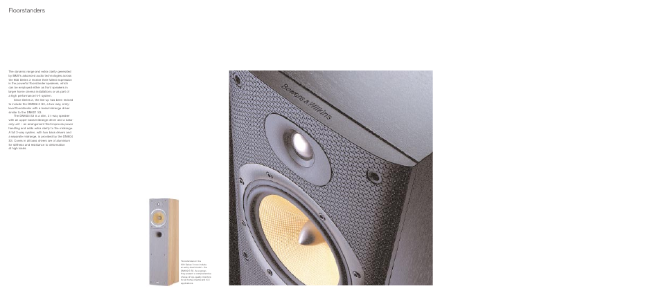 Floorstanders | Bowers & Wilkins 600 Series 3 User Manual | Page 11 / 14