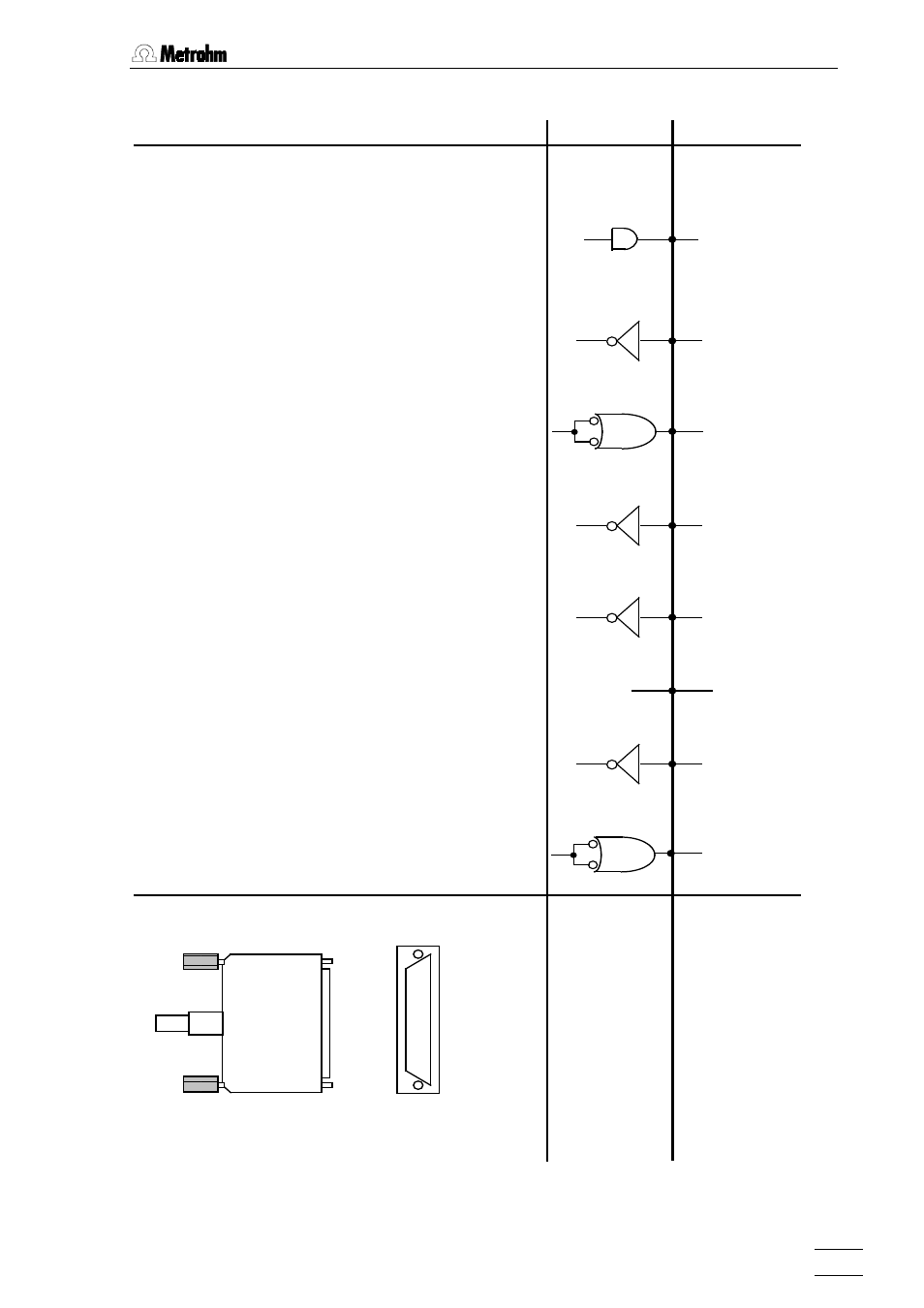 3 pin assignment, 3 characteristics of the rs232 interface | Metrohm 768 KF Oven User Manual | Page 38 / 67
