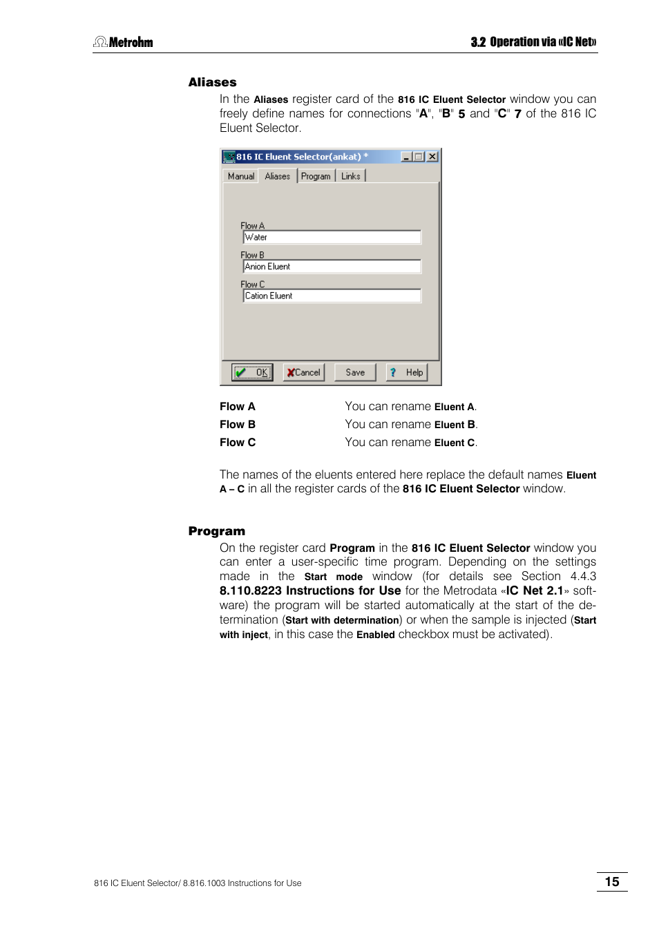 Metrohm 816 IC Eluent Selector User Manual | Page 21 / 32