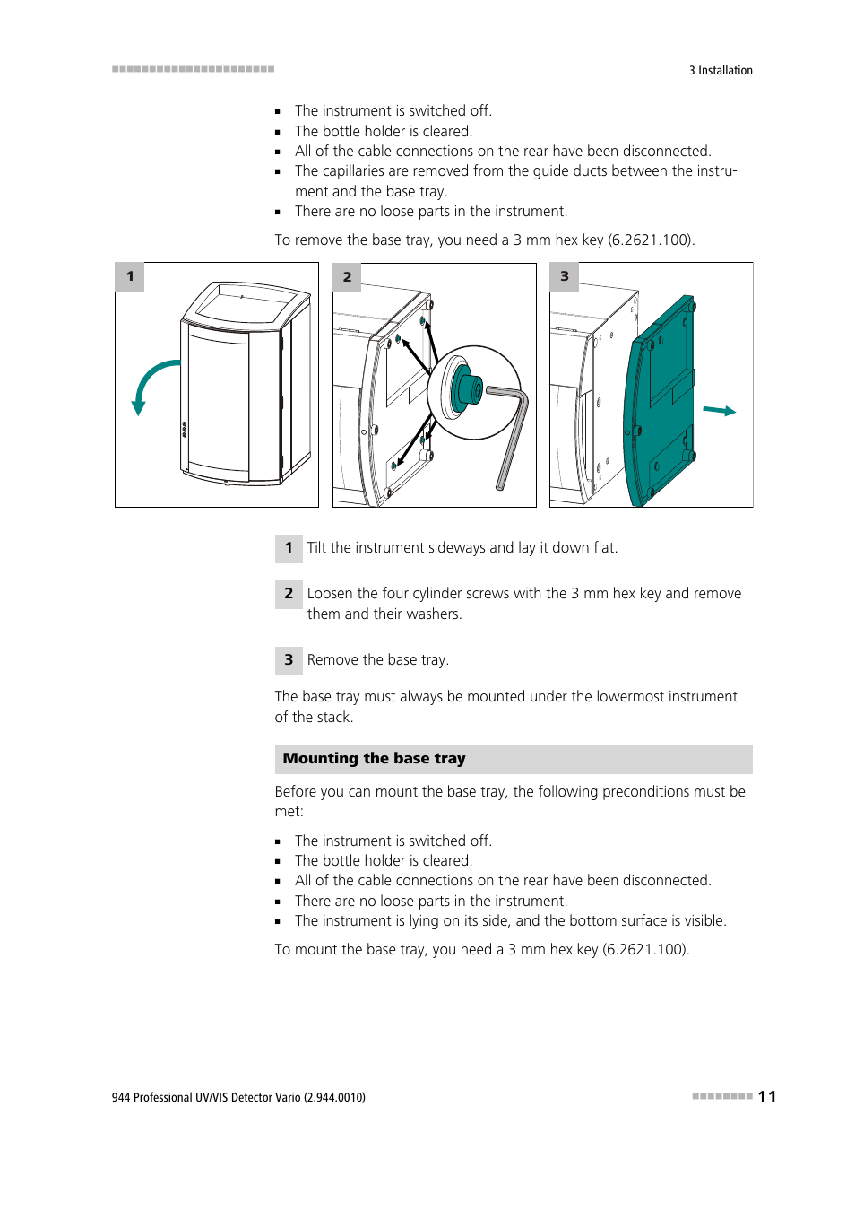 Metrohm 944 Professional UV/VIS Detector Vario User Manual | Page 19 / 52