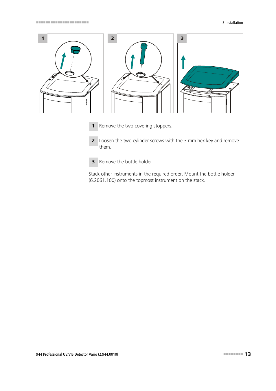 Metrohm 944 Professional UV/VIS Detector Vario User Manual | Page 21 / 52