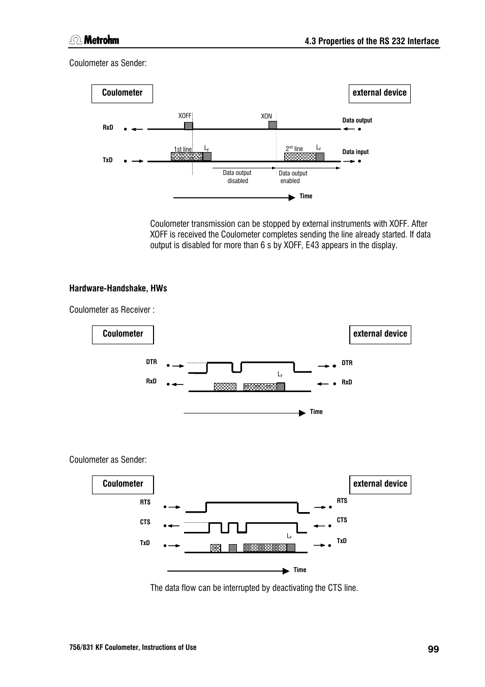 2 pin assignment | Metrohm 756 KF Coulometer User Manual | Page 107 / 162