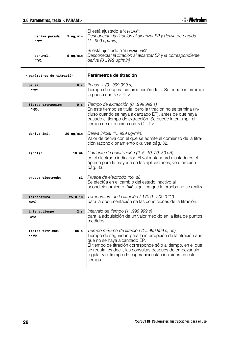 Metrohm 756 KF Coulometer User Manual | Page 36 / 162