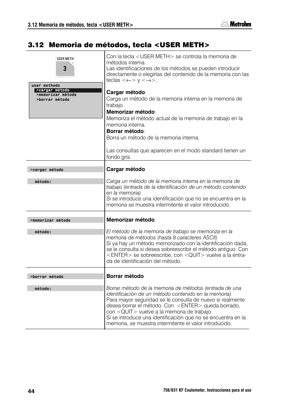 Metrohm 756 KF Coulometer User Manual | Page 52 / 162