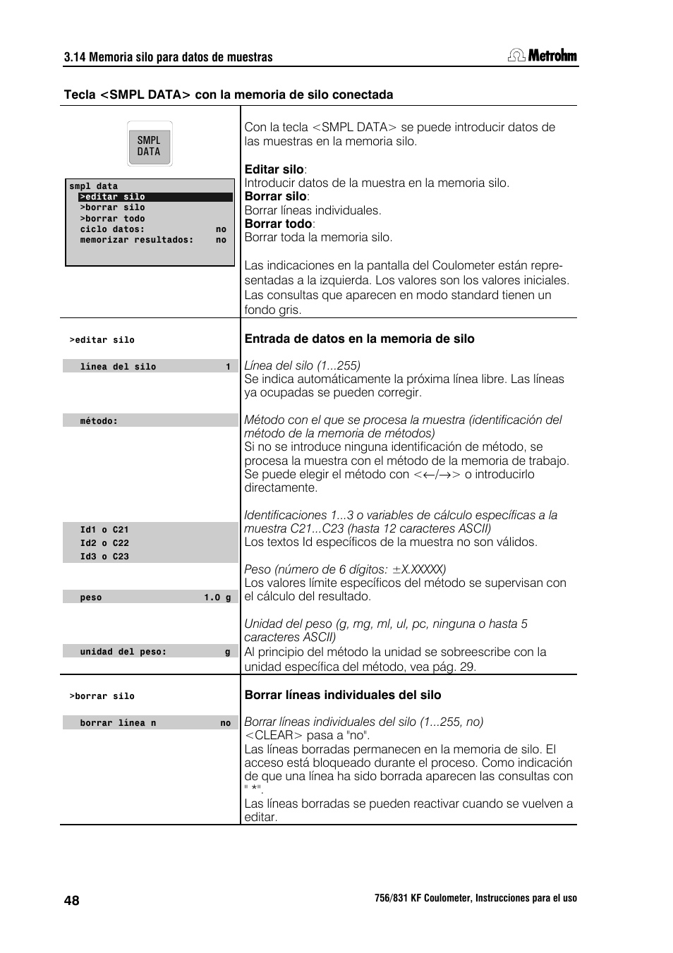 Metrohm 756 KF Coulometer User Manual | Page 56 / 162