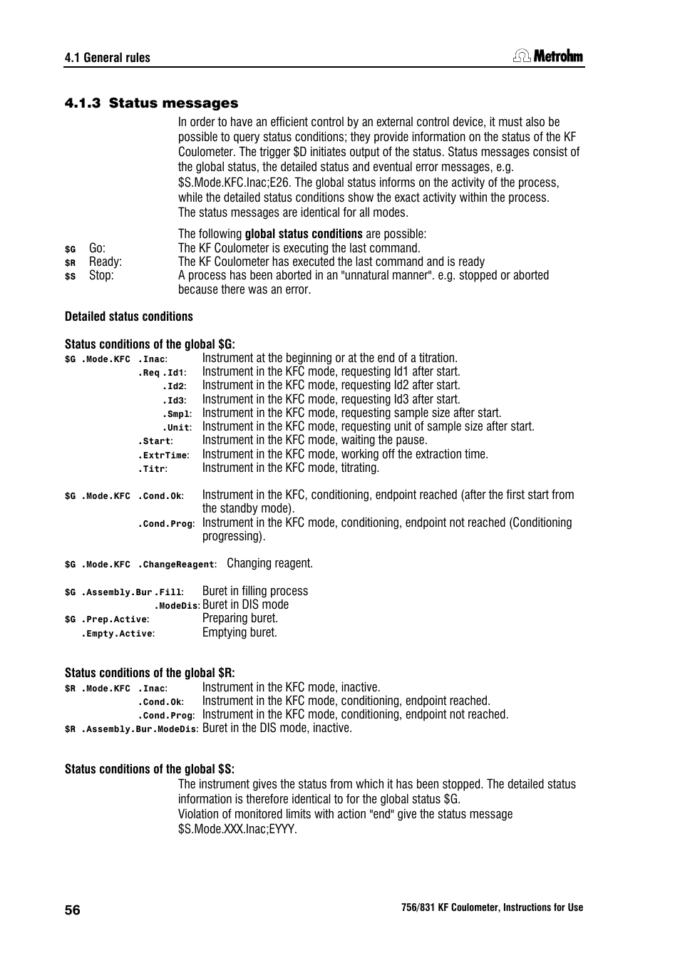 Metrohm 756 KF Coulometer User Manual | Page 64 / 162