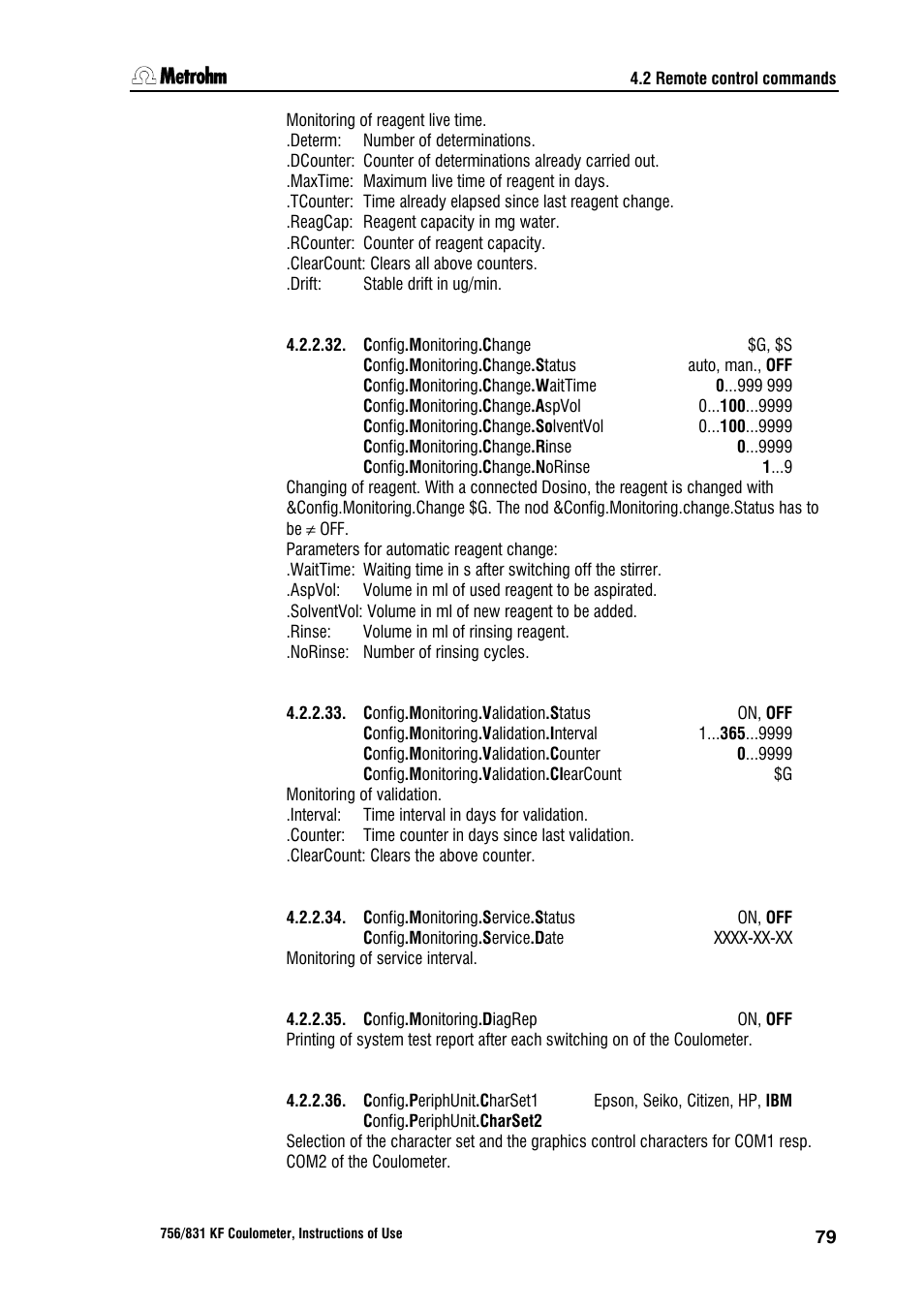 Metrohm 756 KF Coulometer User Manual | Page 87 / 162