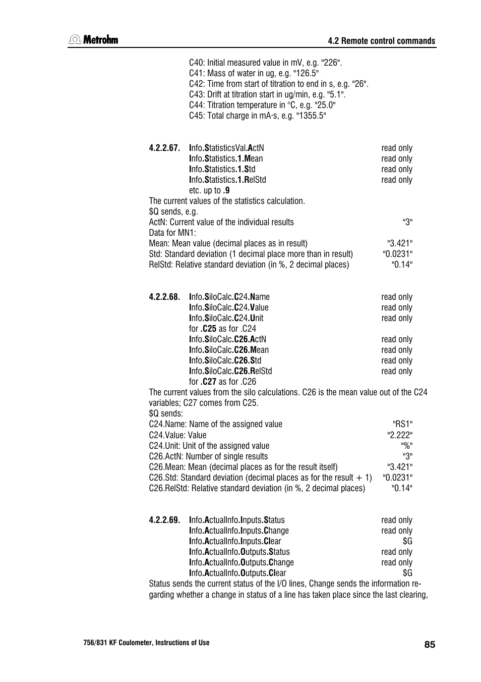 Metrohm 756 KF Coulometer User Manual | Page 93 / 162