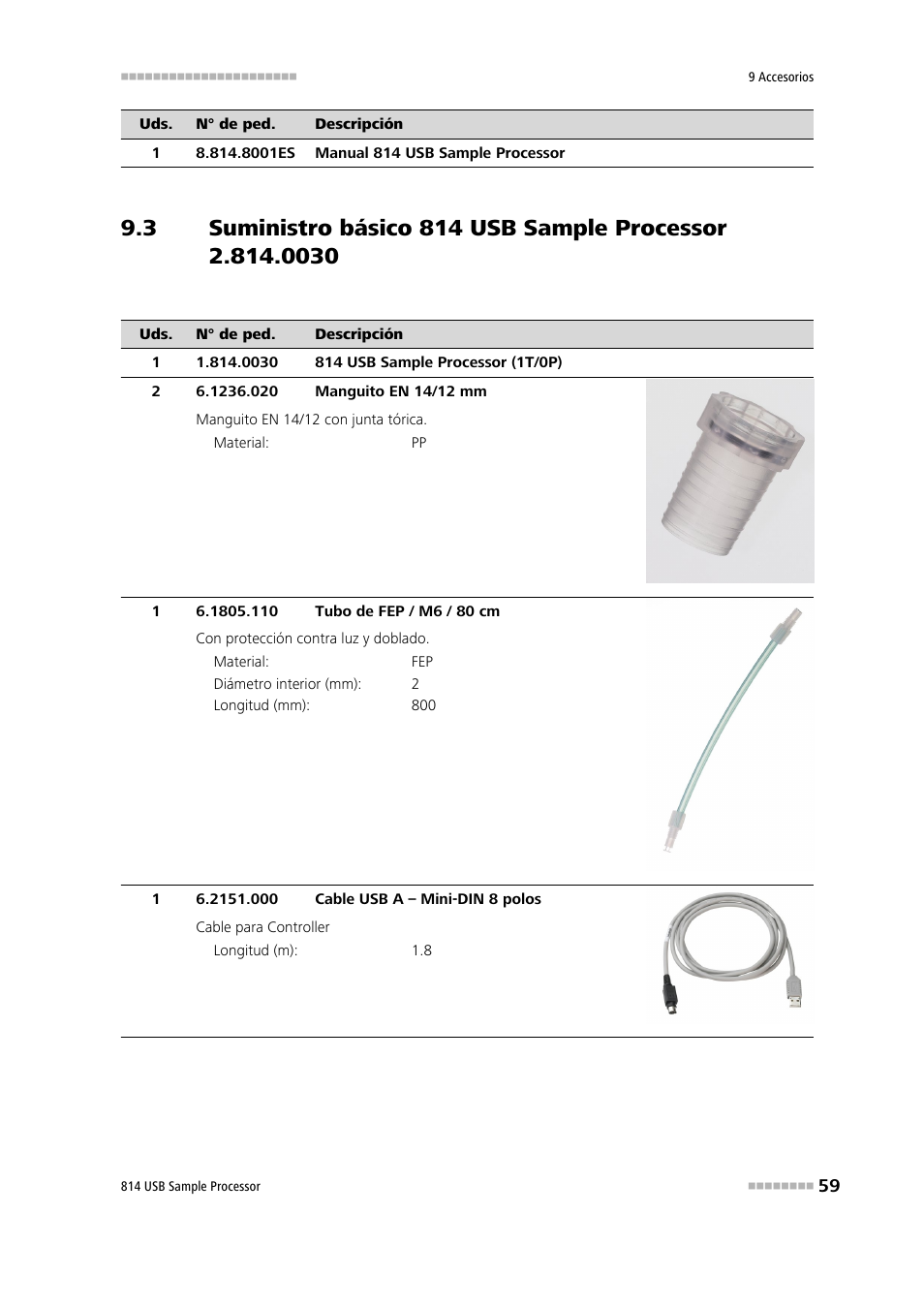 Metrohm 814 USB Sample Processor User Manual | Page 67 / 91