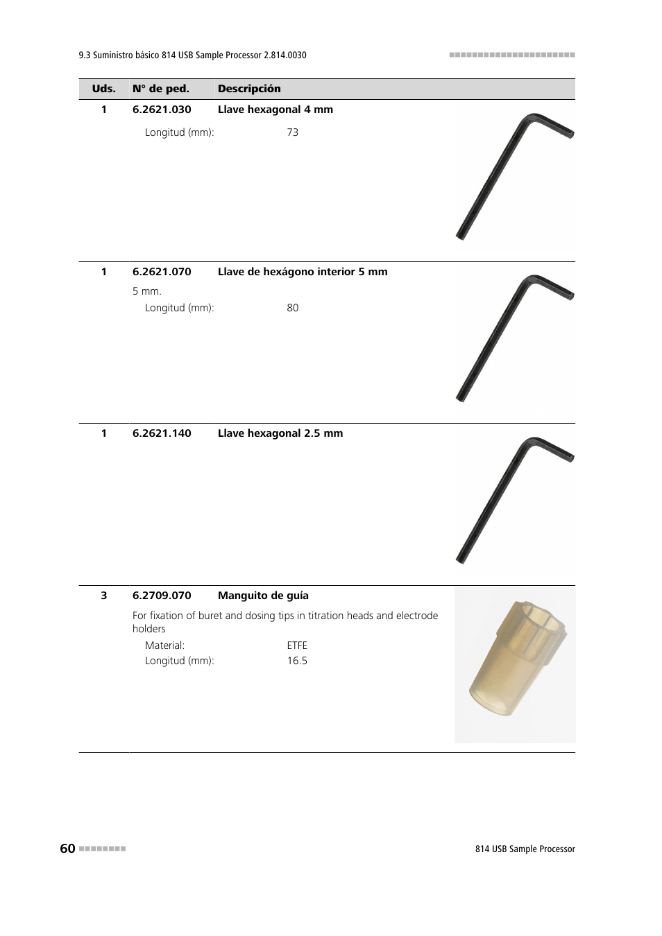 Metrohm 814 USB Sample Processor User Manual | Page 68 / 91
