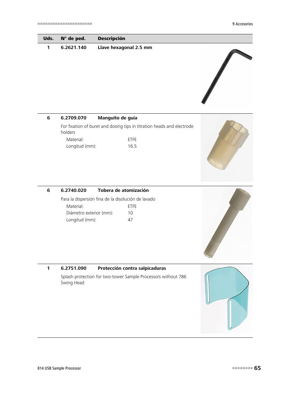 Metrohm 814 USB Sample Processor User Manual | Page 73 / 91
