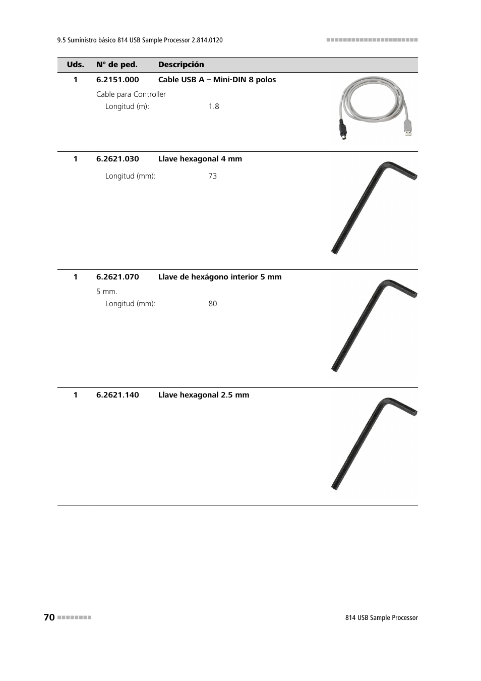 Metrohm 814 USB Sample Processor User Manual | Page 78 / 91