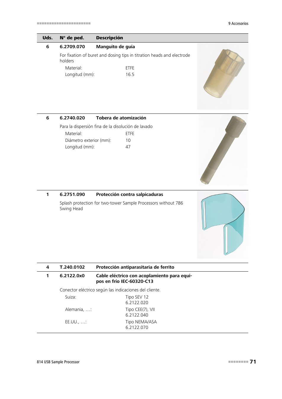 Metrohm 814 USB Sample Processor User Manual | Page 79 / 91