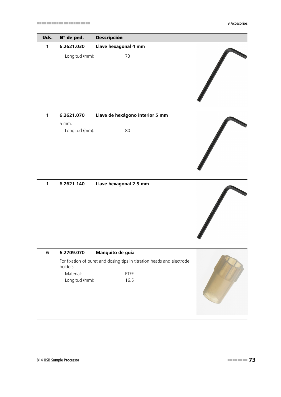 Metrohm 814 USB Sample Processor User Manual | Page 81 / 91