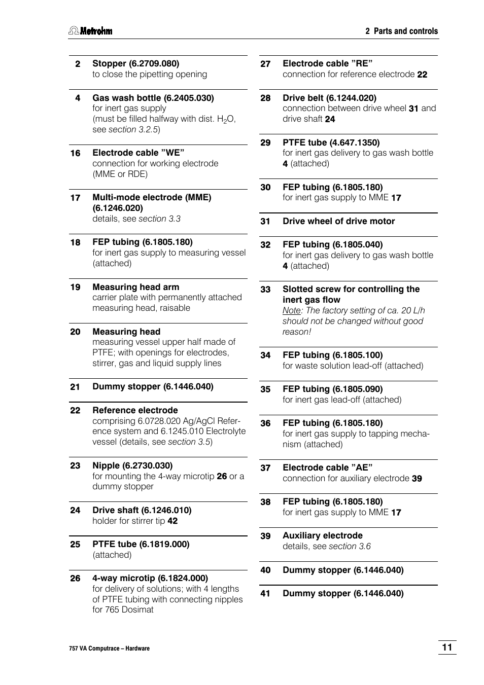 Metrohm 757 VA Computrace User Manual | Page 15 / 82