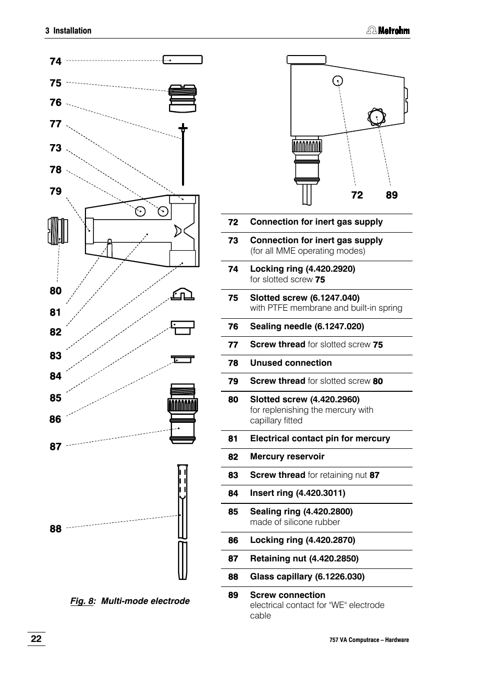 Metrohm 757 VA Computrace User Manual | Page 26 / 82