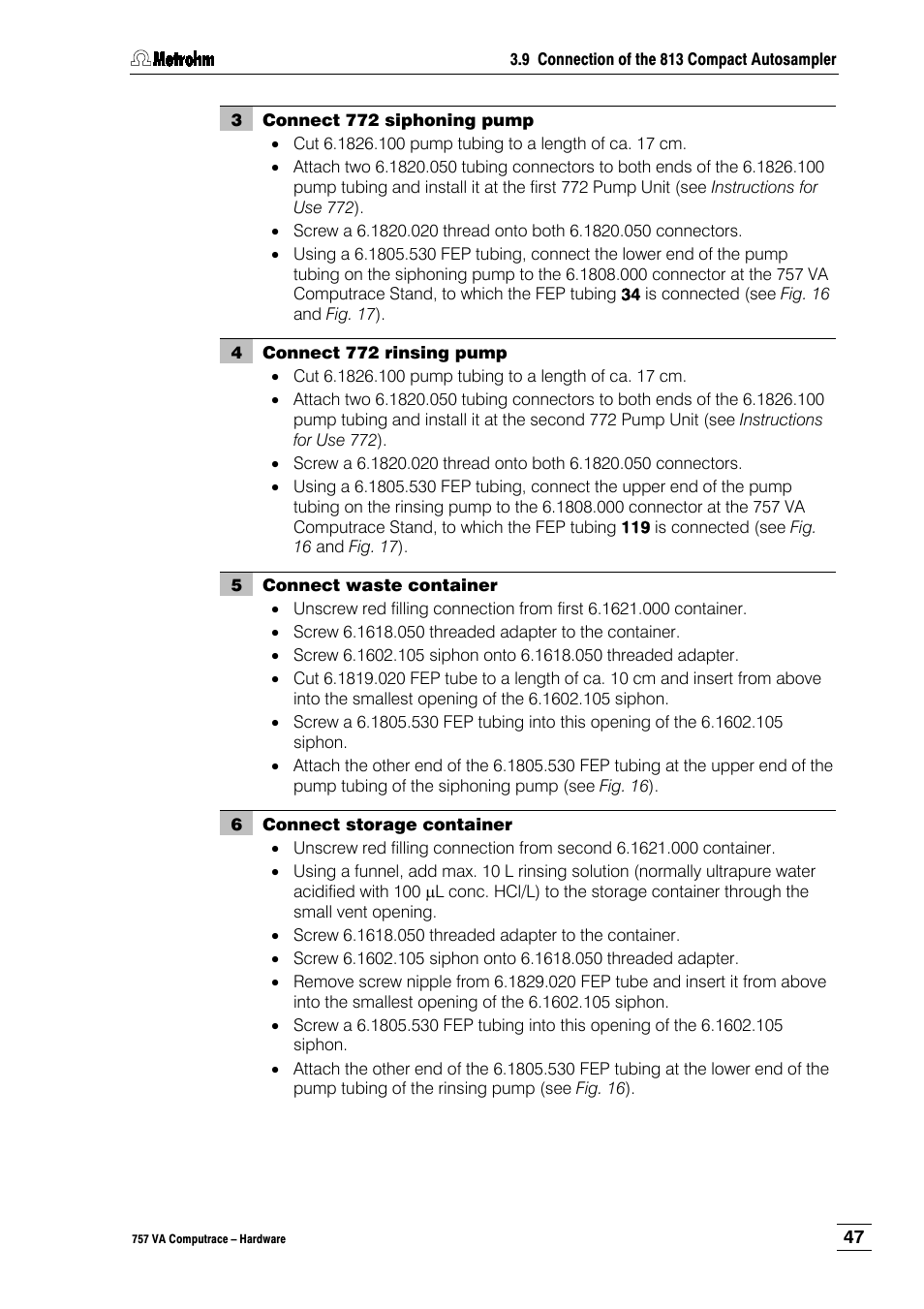 Metrohm 757 VA Computrace User Manual | Page 51 / 82