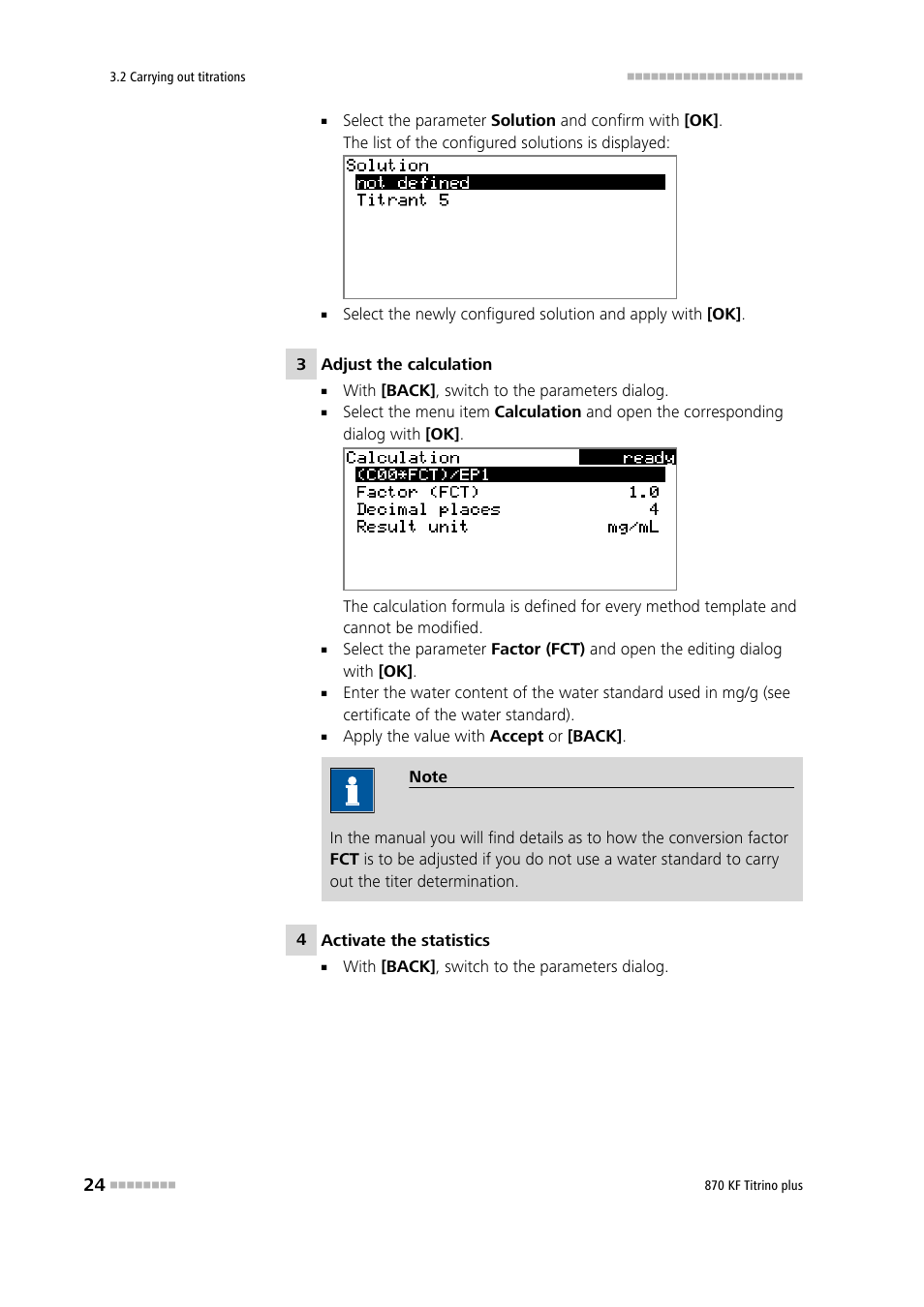 Metrohm 870 KF Titrino plus Installation User Manual | Page 30 / 44