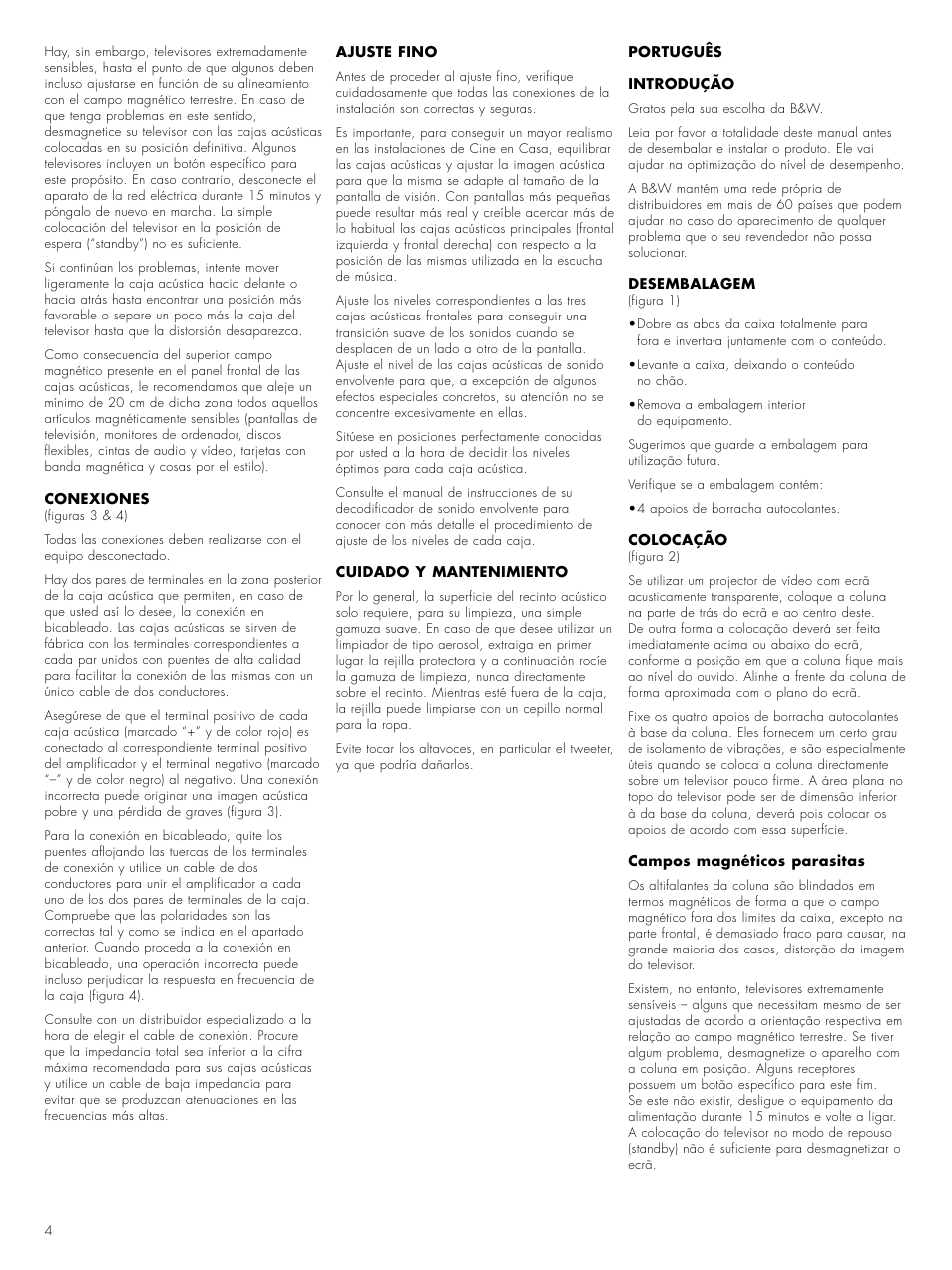 Bowers & Wilkins CC6 S2 User Manual | Page 6 / 20