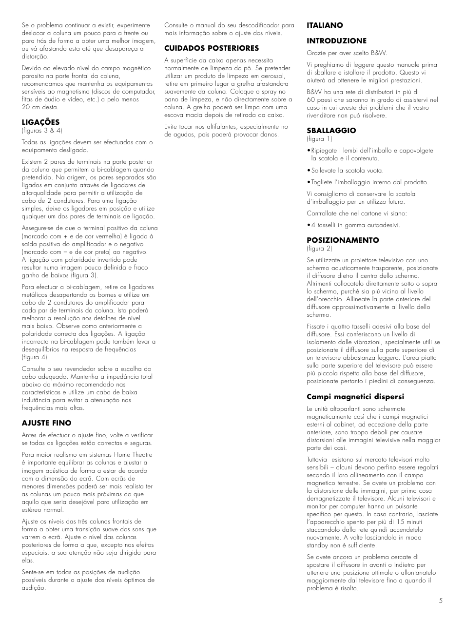 Bowers & Wilkins CC6 S2 User Manual | Page 7 / 20