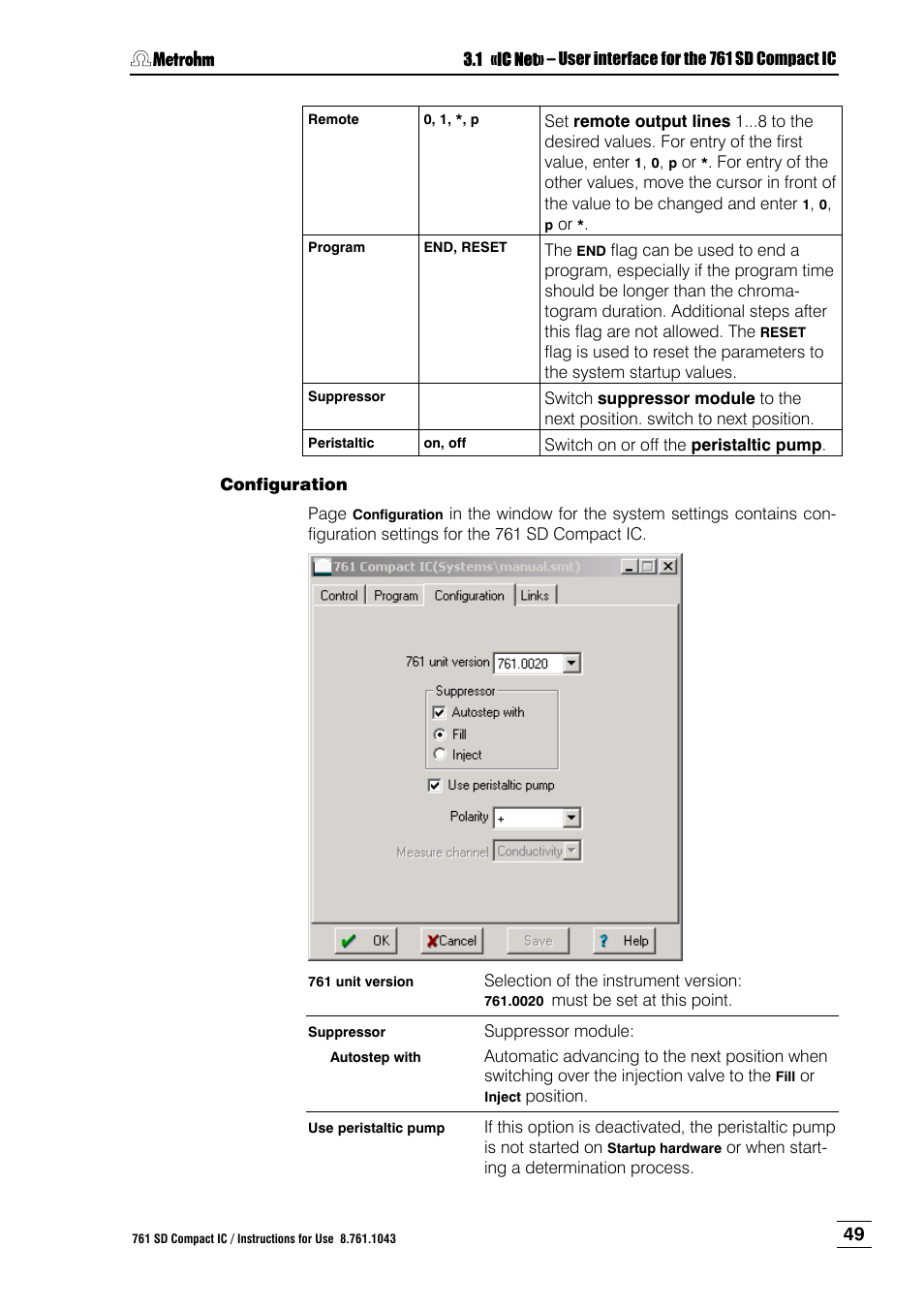 Metrohm 761 SD Compact IC User Manual | Page 57 / 135