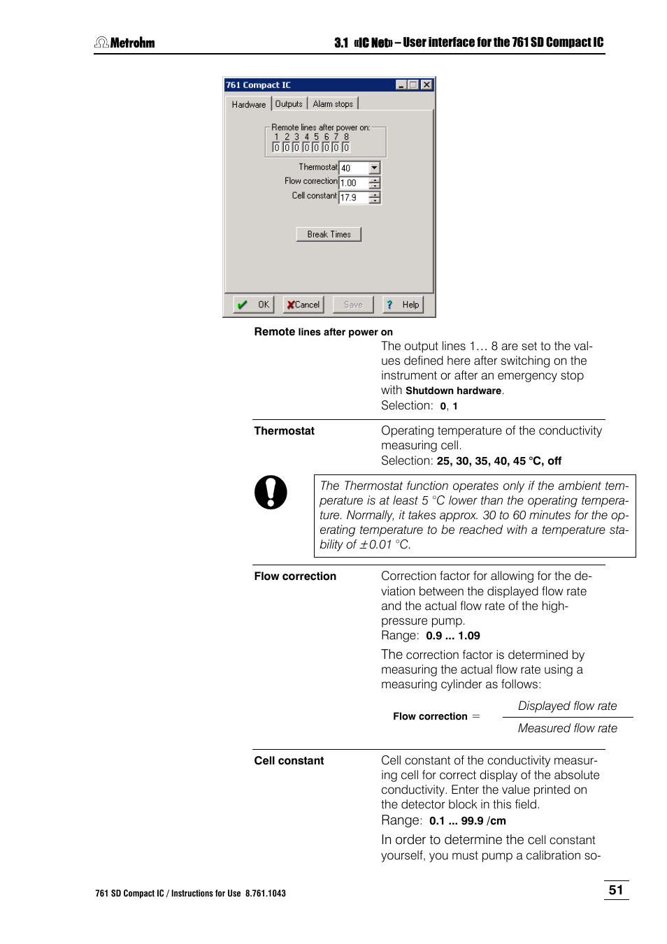 Metrohm 761 SD Compact IC User Manual | Page 59 / 135