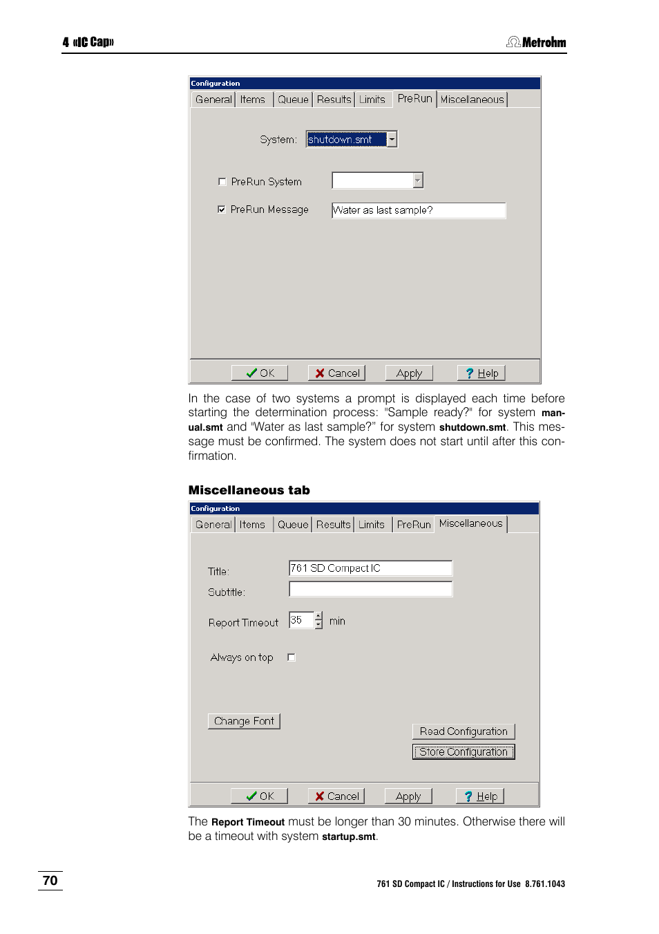 Metrohm 761 SD Compact IC User Manual | Page 78 / 135