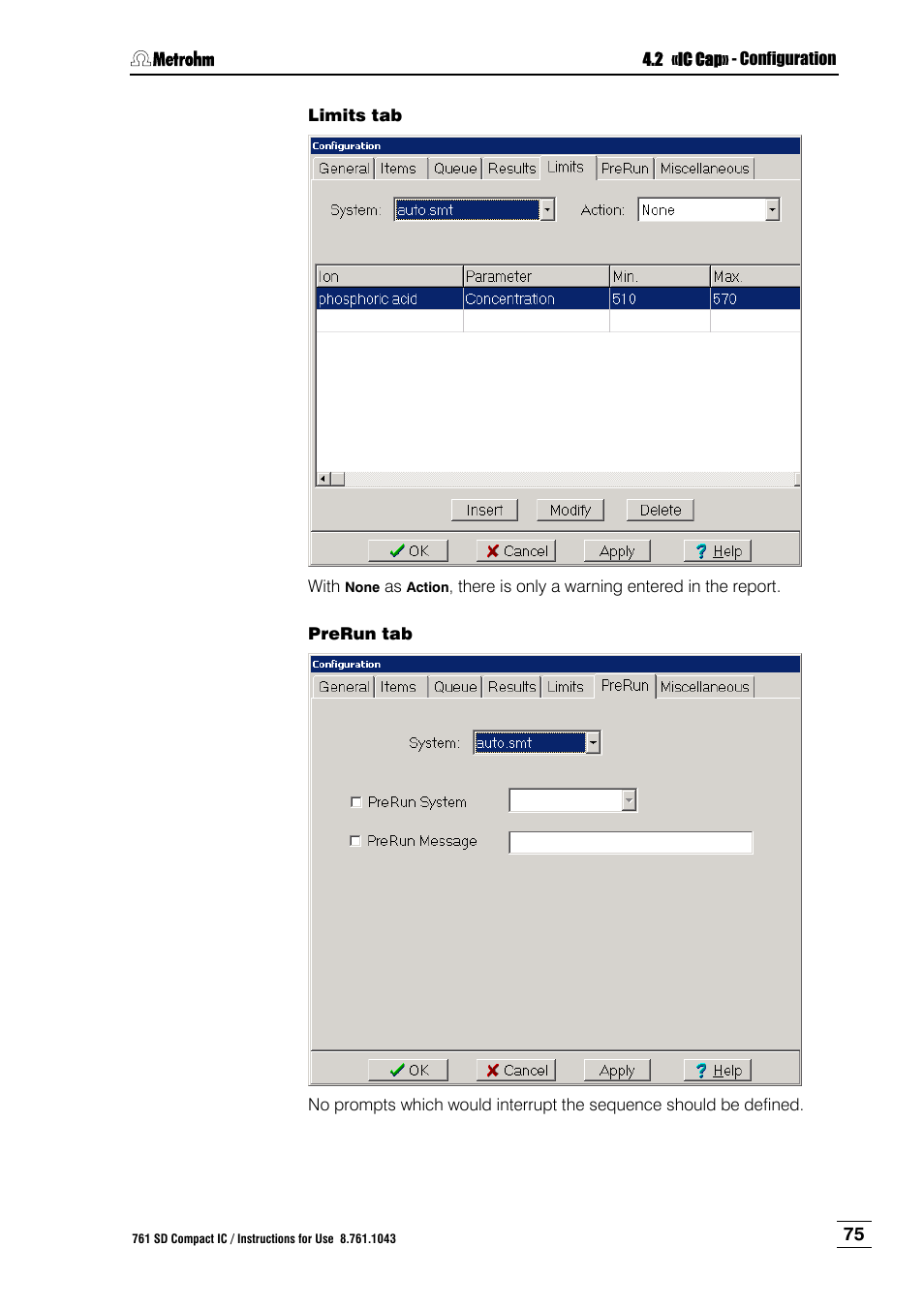 Metrohm 761 SD Compact IC User Manual | Page 83 / 135