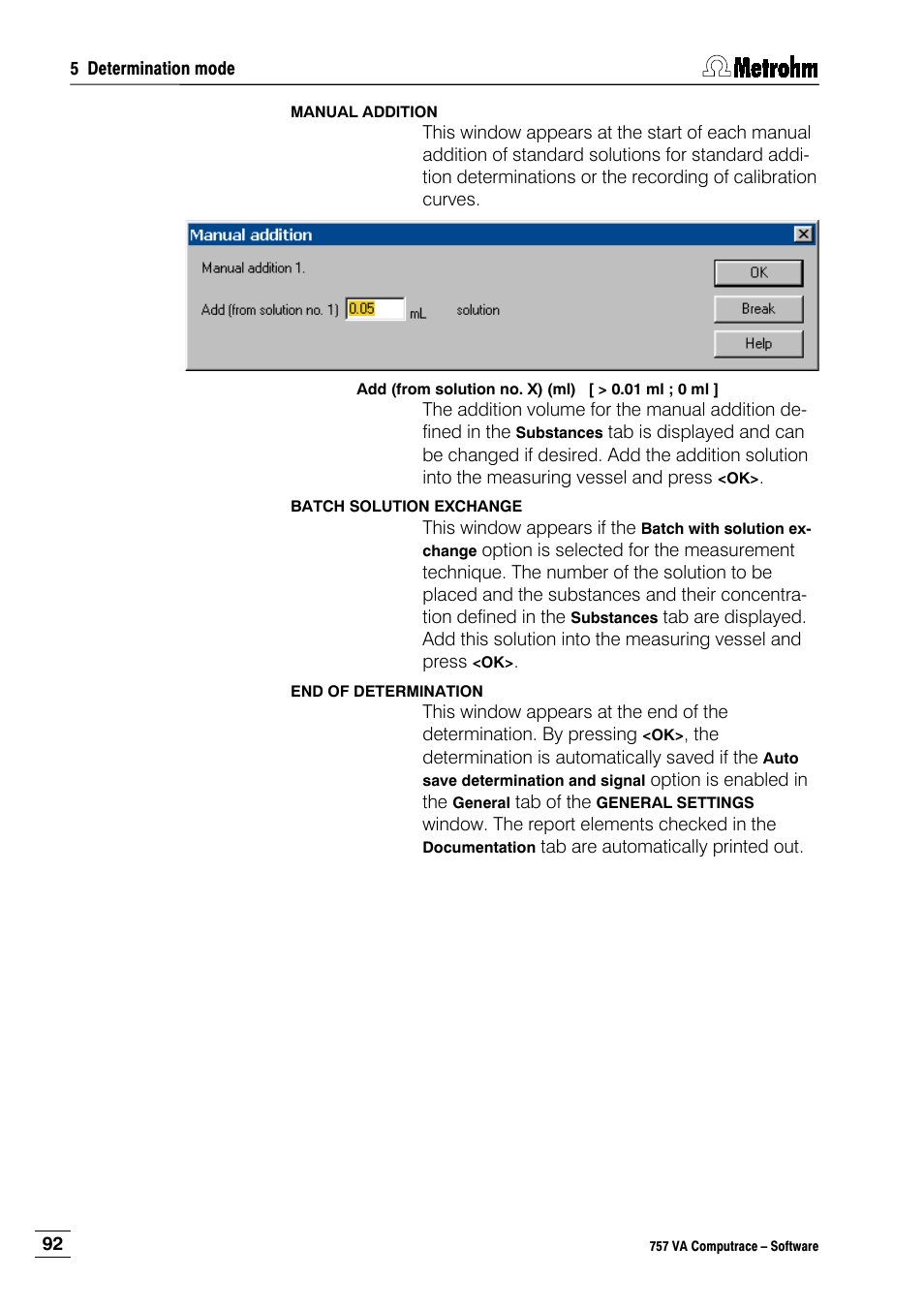 Metrohm 757 VA Computrace User Manual | Page 102 / 198