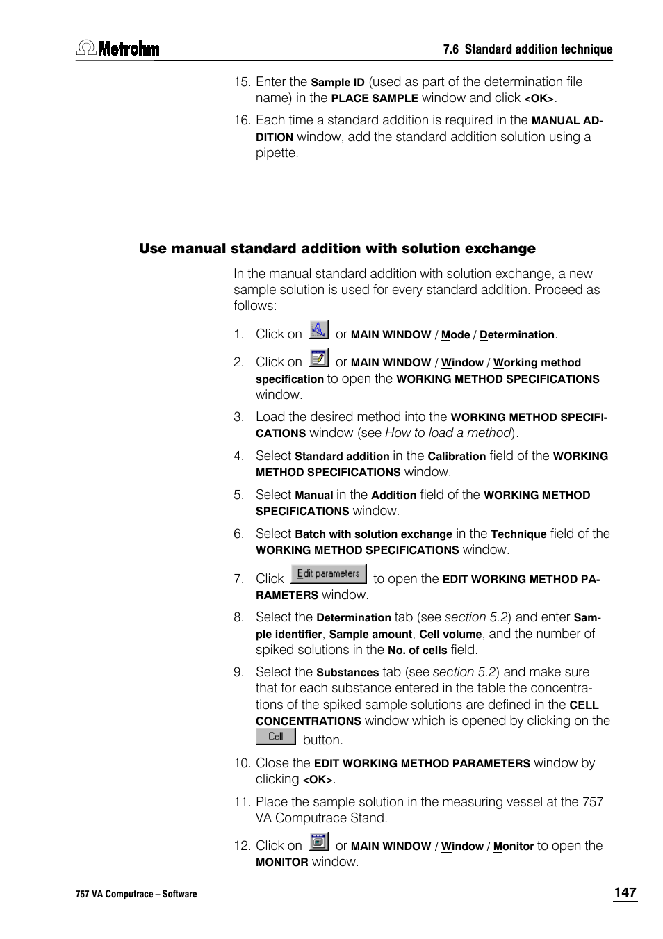 Metrohm 757 VA Computrace User Manual | Page 157 / 198