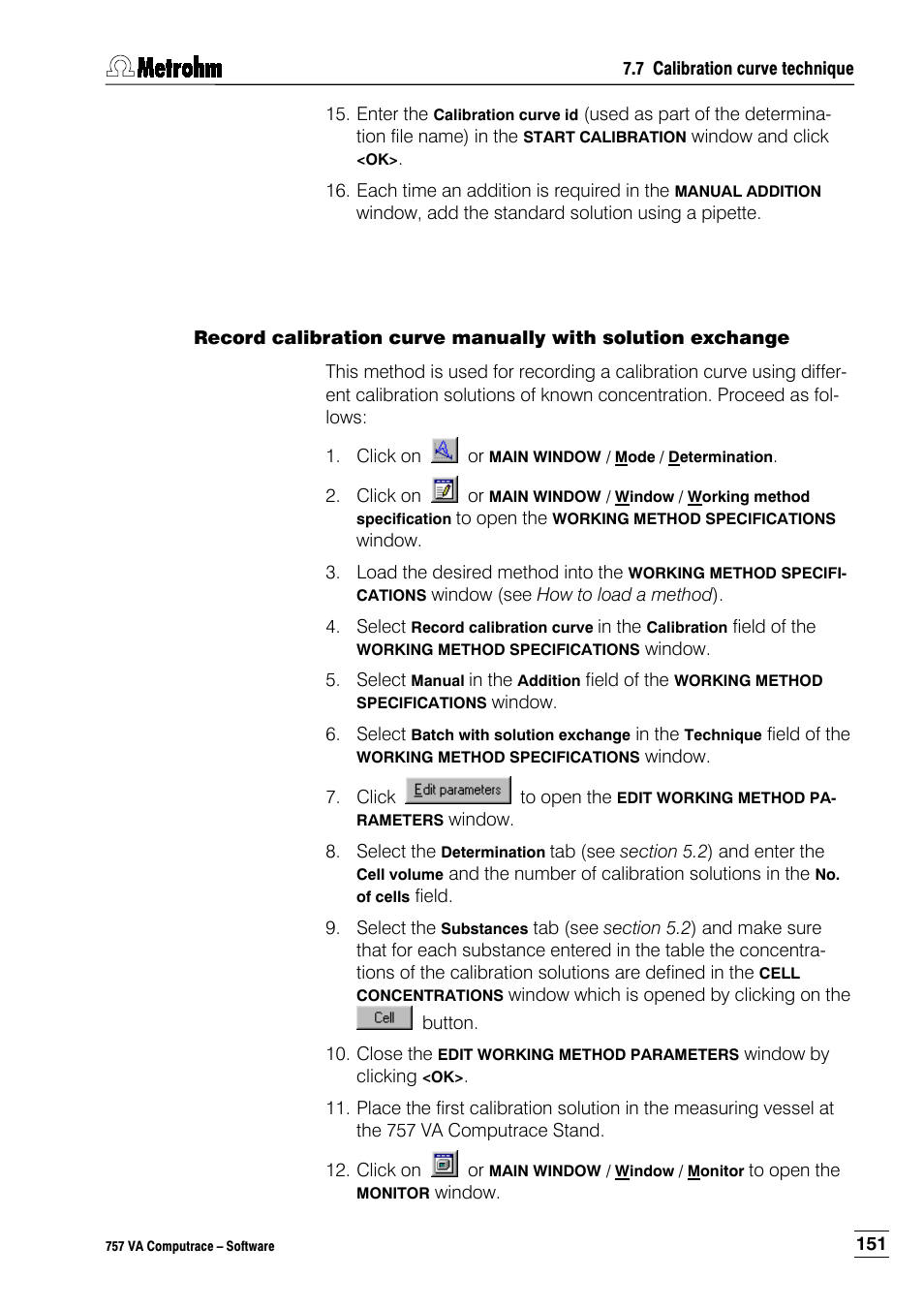 Metrohm 757 VA Computrace User Manual | Page 161 / 198