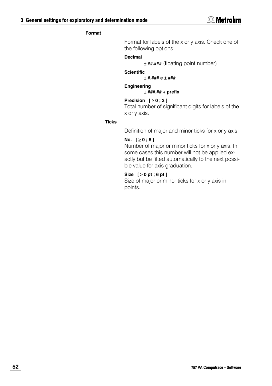Metrohm 757 VA Computrace User Manual | Page 62 / 198