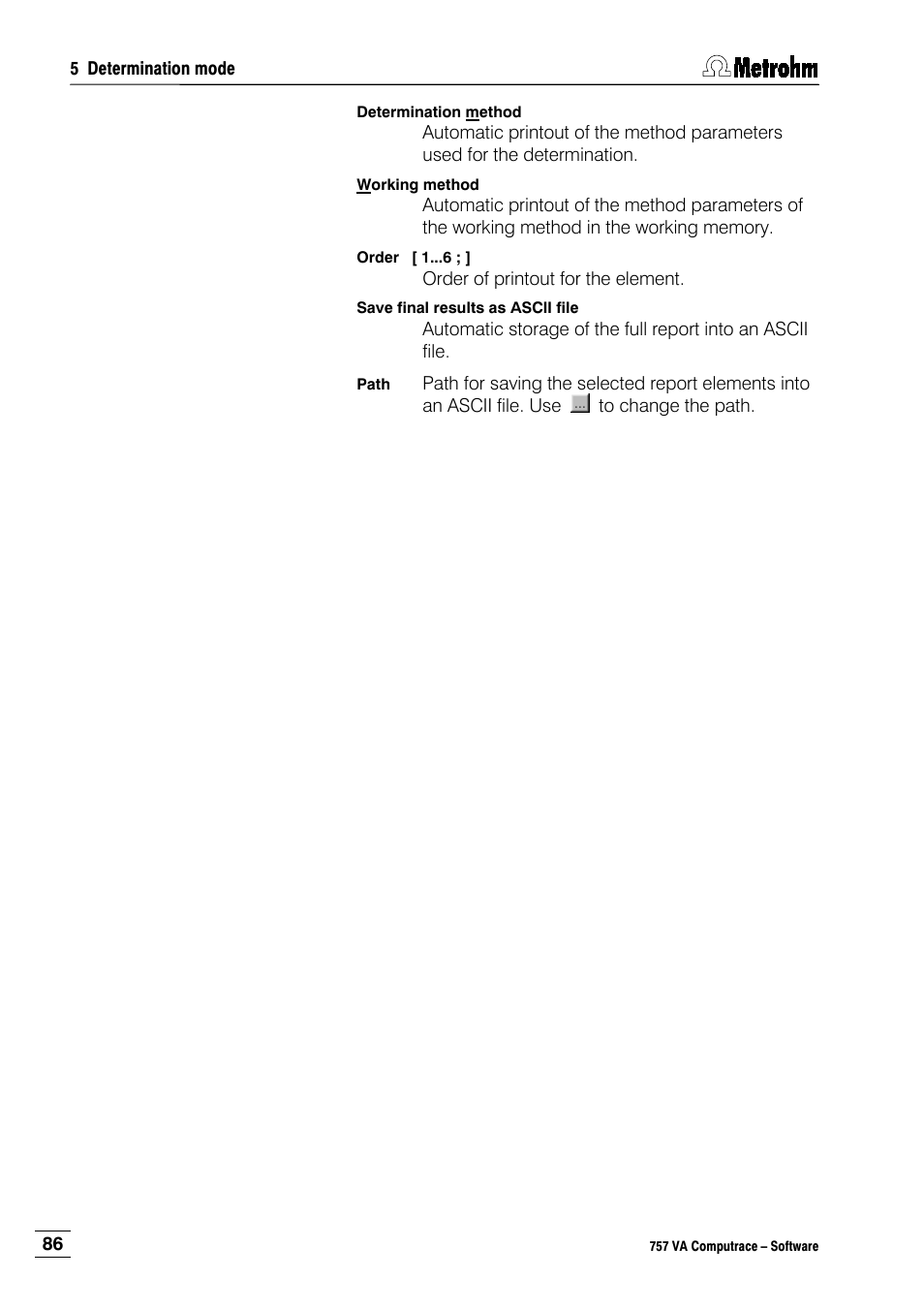 Metrohm 757 VA Computrace User Manual | Page 96 / 198