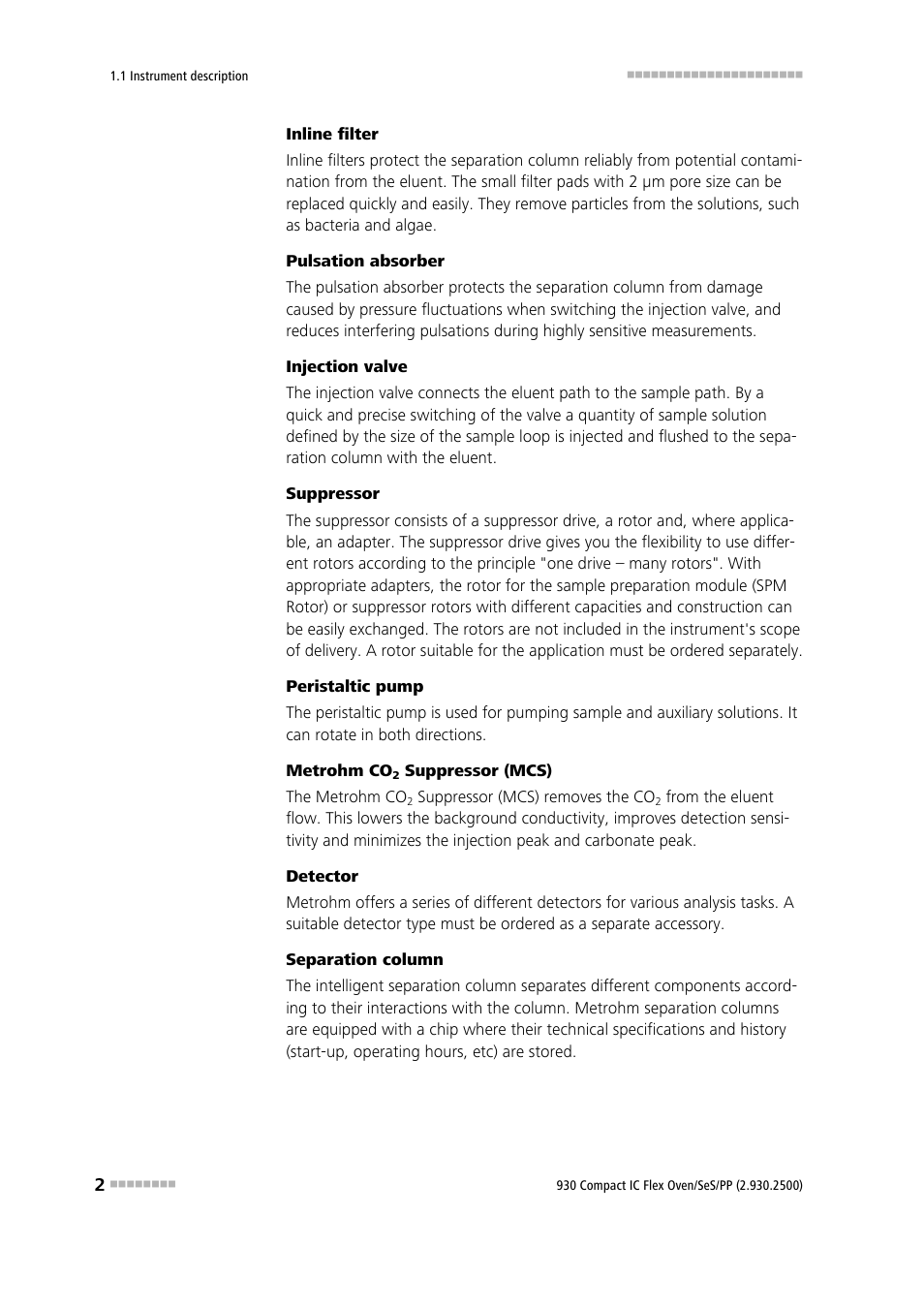 Metrohm 930 Compact IC Flex Oven/SeS/PP User Manual | Page 10 / 118