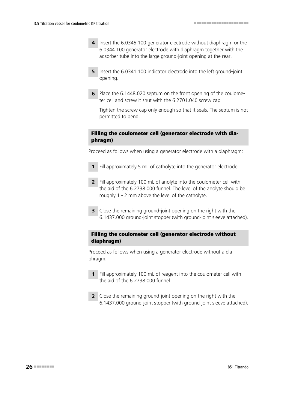 Metrohm 851 Titrando User Manual | Page 34 / 100