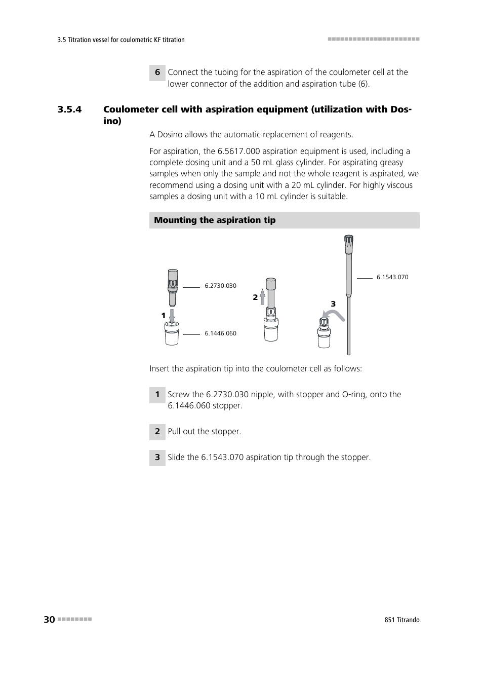 Metrohm 851 Titrando User Manual | Page 38 / 100