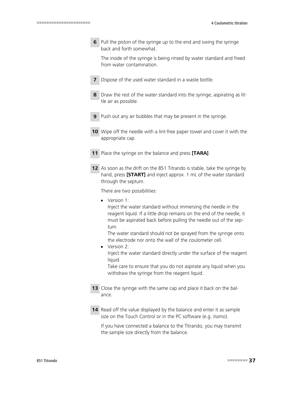 Metrohm 851 Titrando User Manual | Page 45 / 100