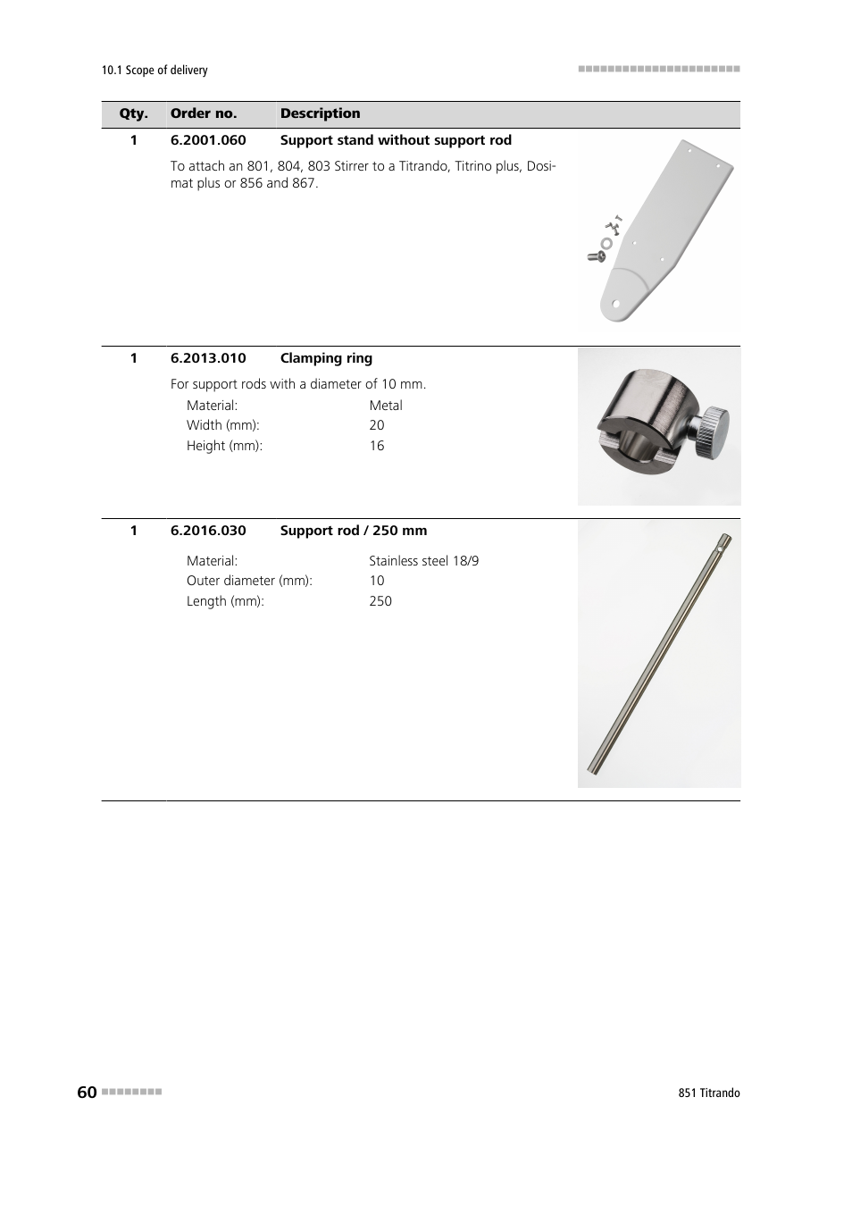 Metrohm 851 Titrando User Manual | Page 68 / 100