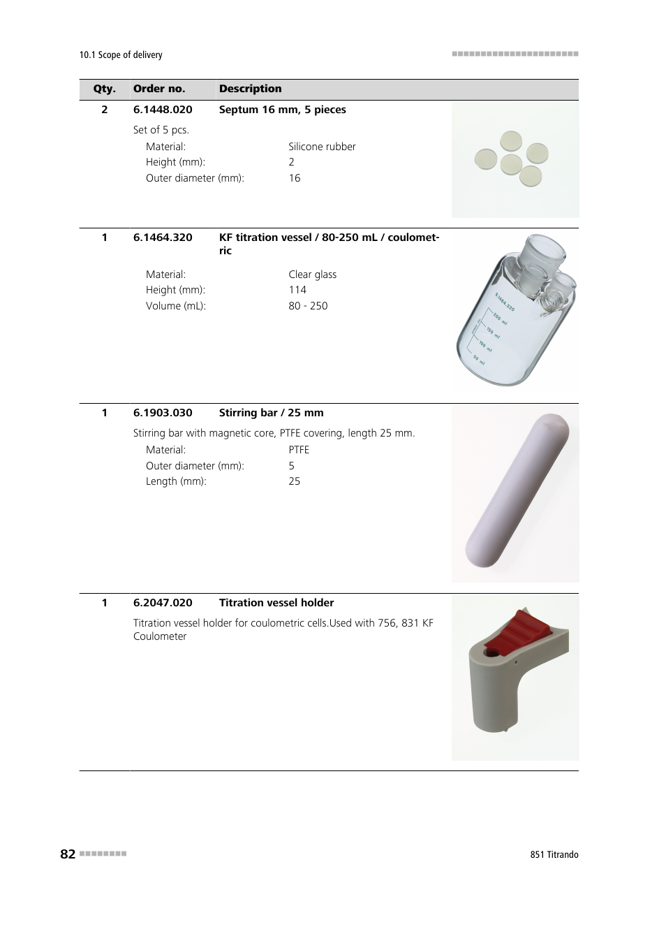 Metrohm 851 Titrando User Manual | Page 90 / 100