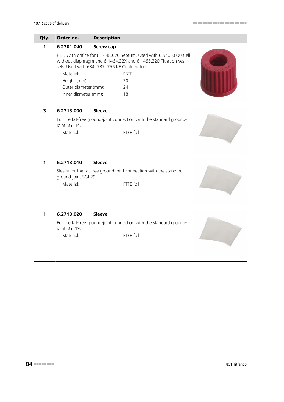 Metrohm 851 Titrando User Manual | Page 92 / 100