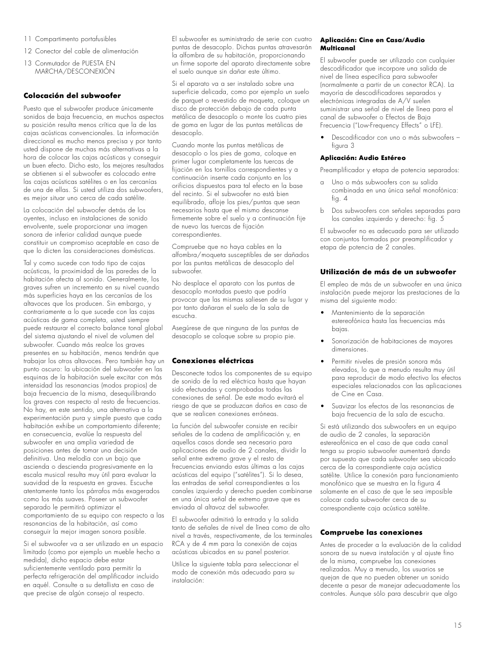 Bowers & Wilkins ASW CM User Manual | Page 18 / 53