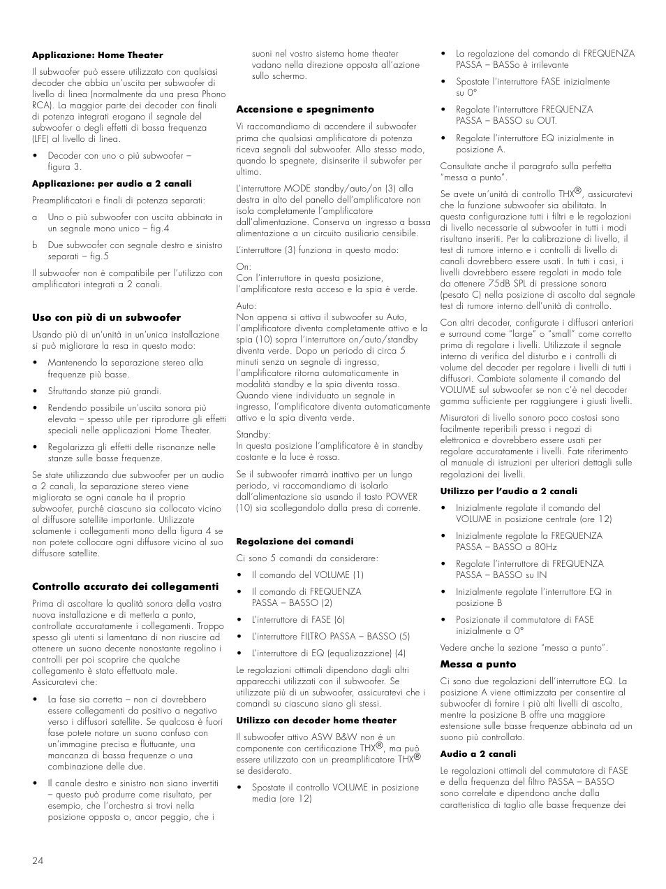 Bowers & Wilkins ASW CM User Manual | Page 27 / 53