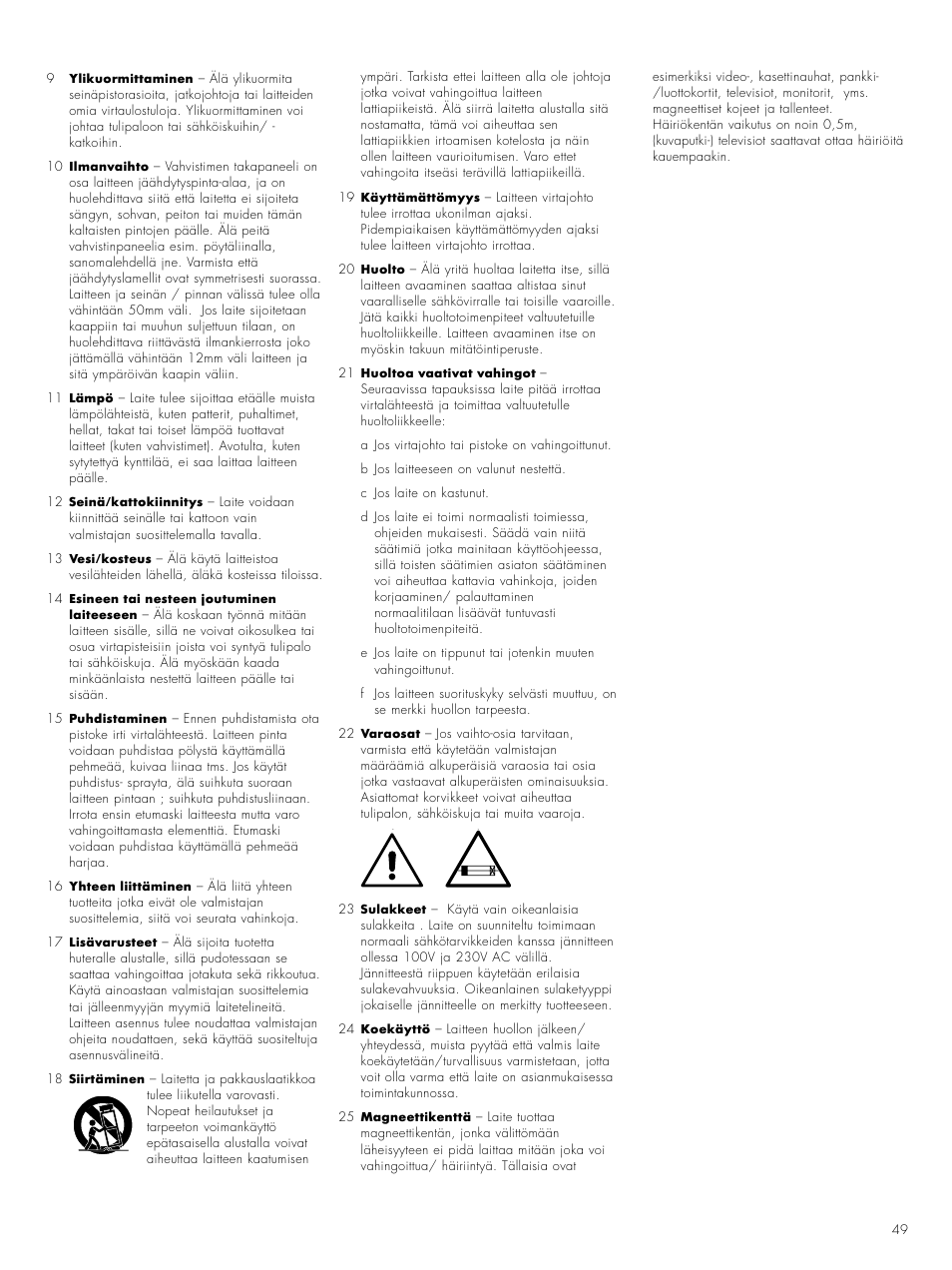 Bowers & Wilkins ASW CM User Manual | Page 52 / 53