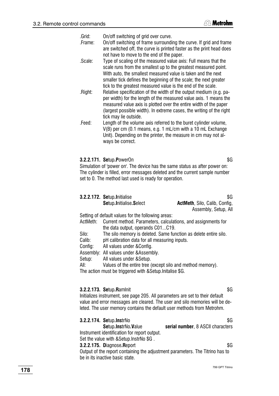 Metrohm 799 GPT Titrino User Manual | Page 182 / 242