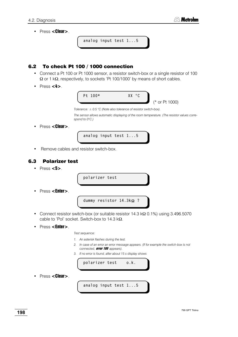 Metrohm 799 GPT Titrino User Manual | Page 202 / 242