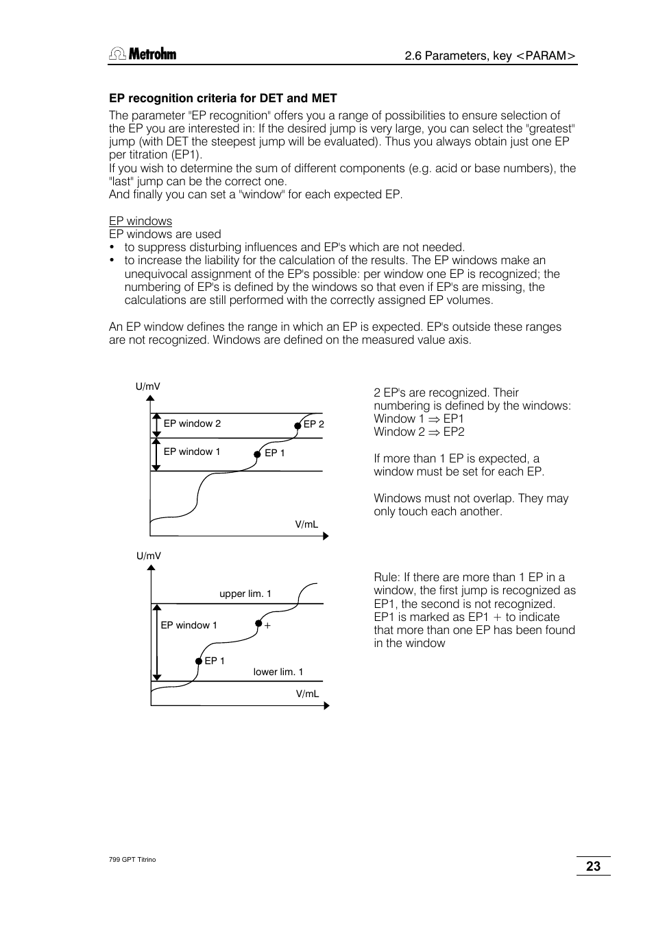 Metrohm 799 GPT Titrino User Manual | Page 27 / 242