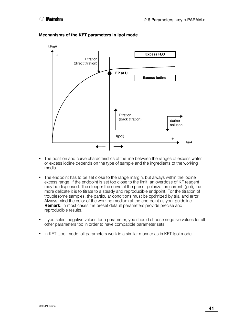 Metrohm 799 GPT Titrino User Manual | Page 45 / 242