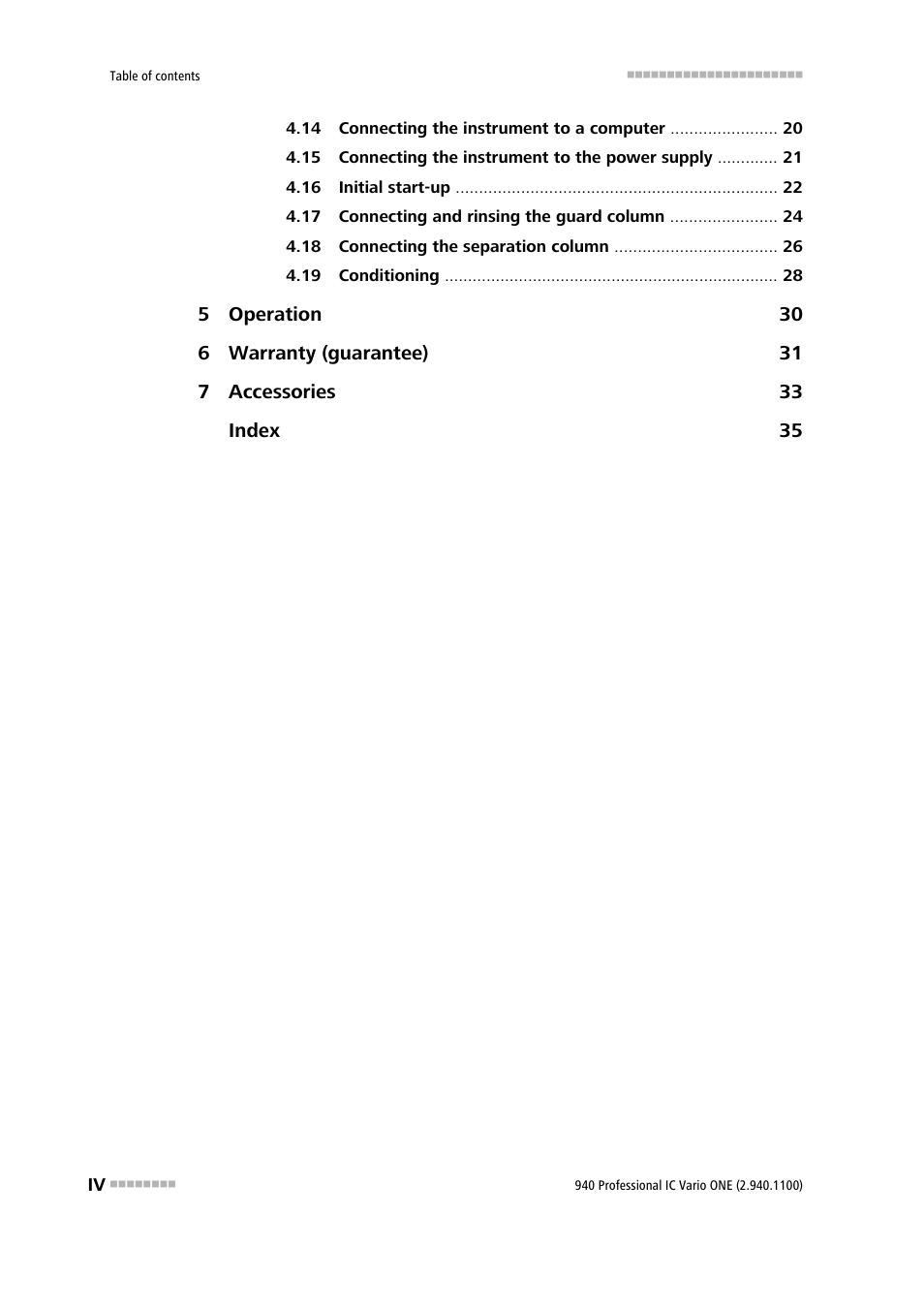 Metrohm 940 Professional IC Vario User Manual | Page 6 / 43