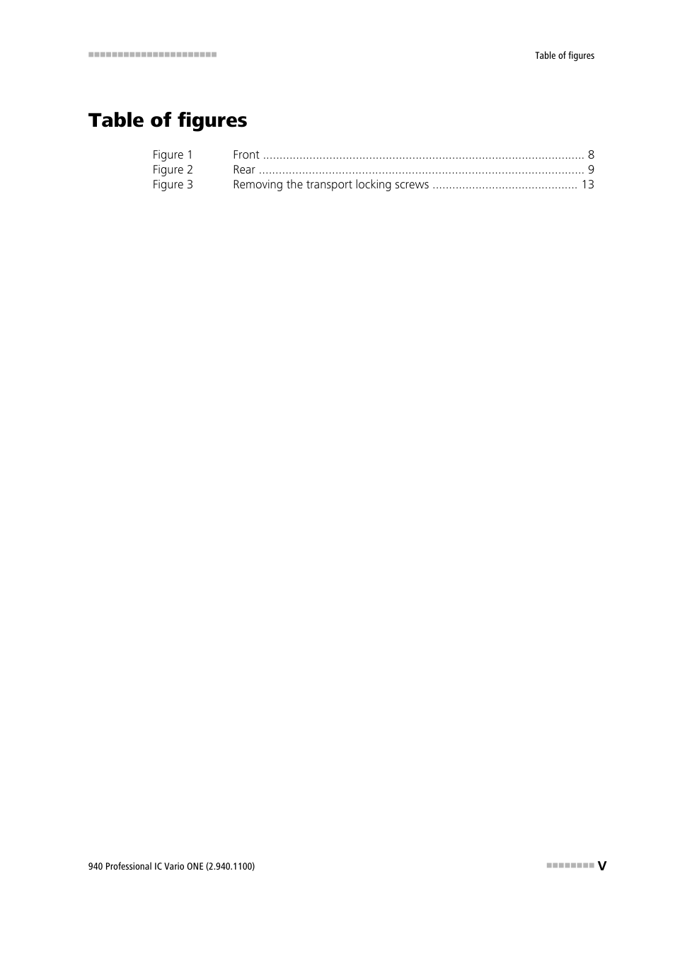 Table of figures | Metrohm 940 Professional IC Vario User Manual | Page 7 / 43